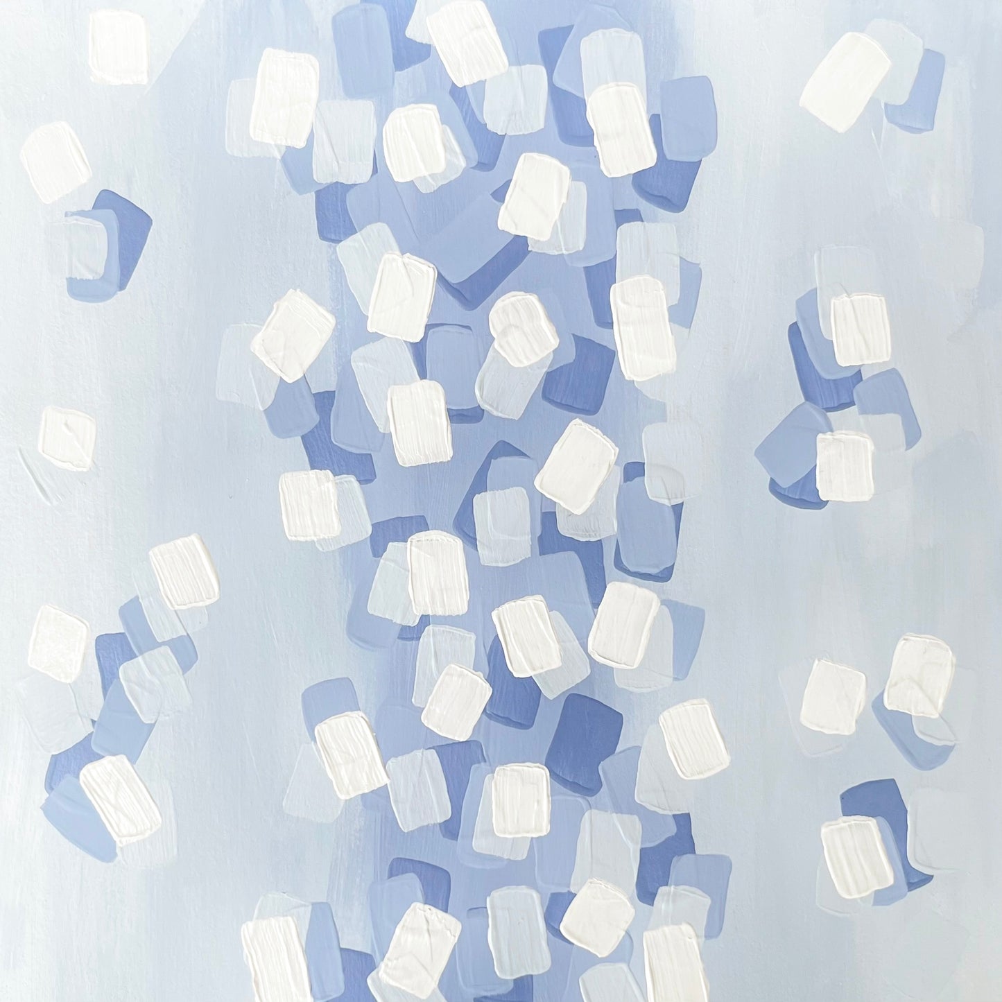 Confetti Animal Print Pillow Cover- BLUE