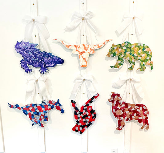 Horned Frog Door Sign