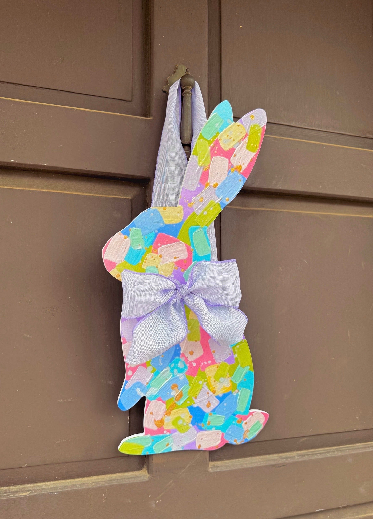 Confetti Bunny Door Sign