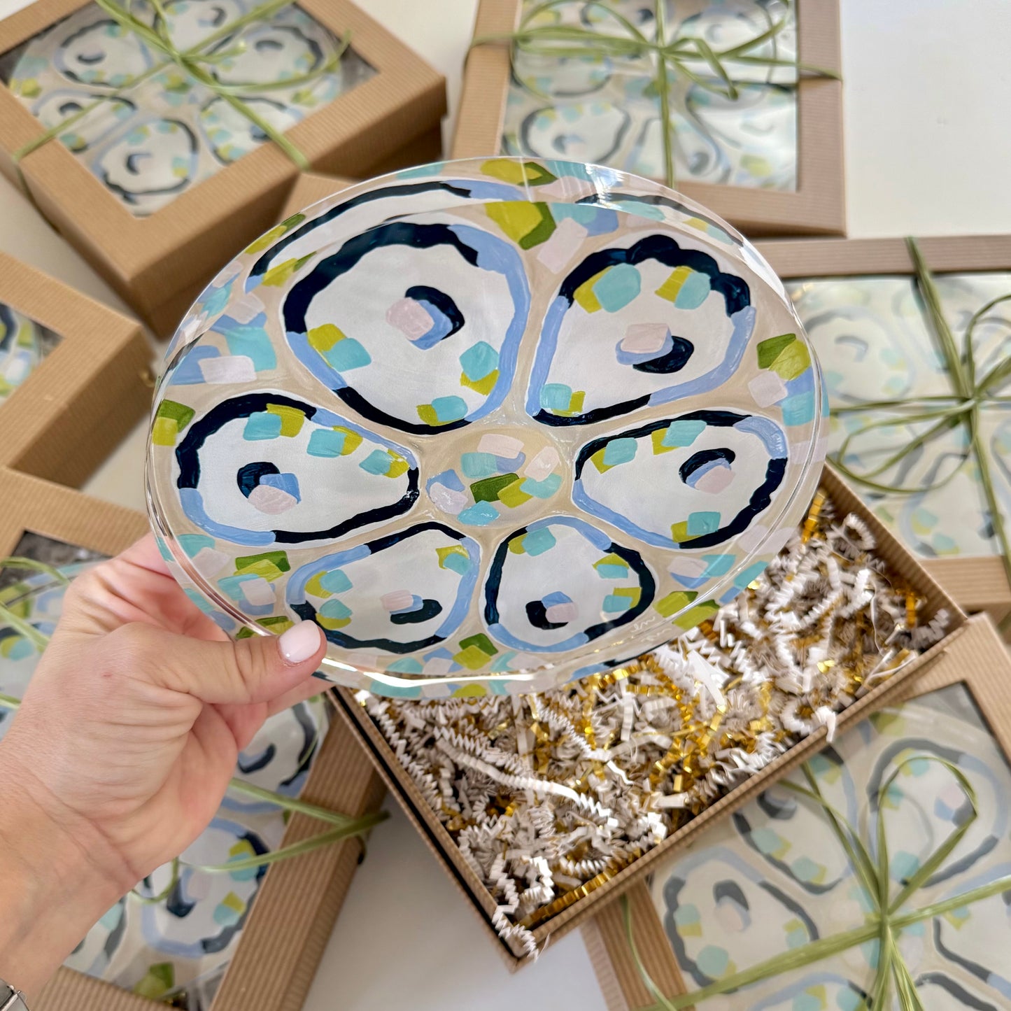 Acrylic Oyster Plate- PREORDER