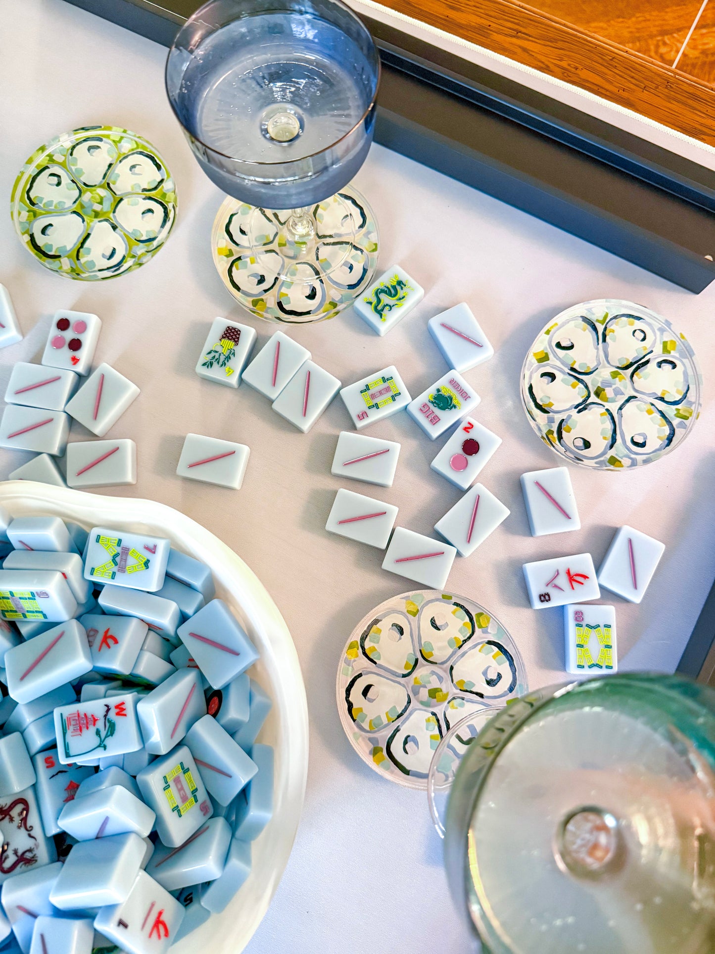 Acrylic Oyster Plate Coasters