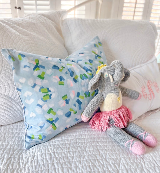 Confetti Flower Petals Pillow Cover