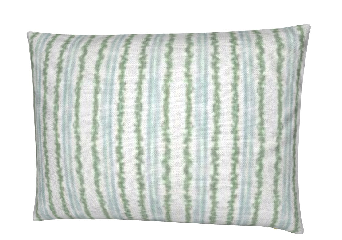 "Lean On Me (Blue & Green)" Pillow