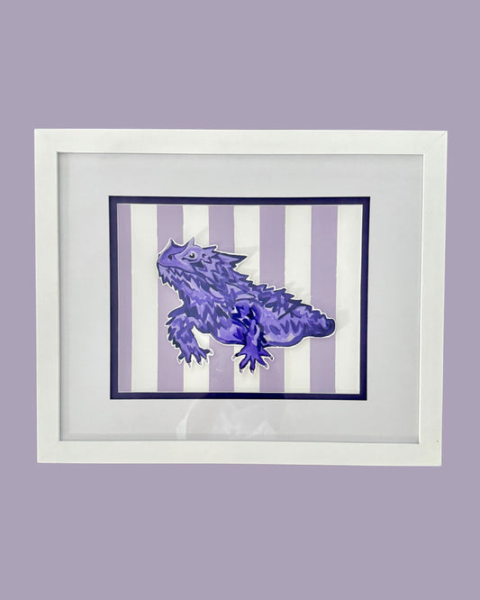 Original Horned Frog Painting