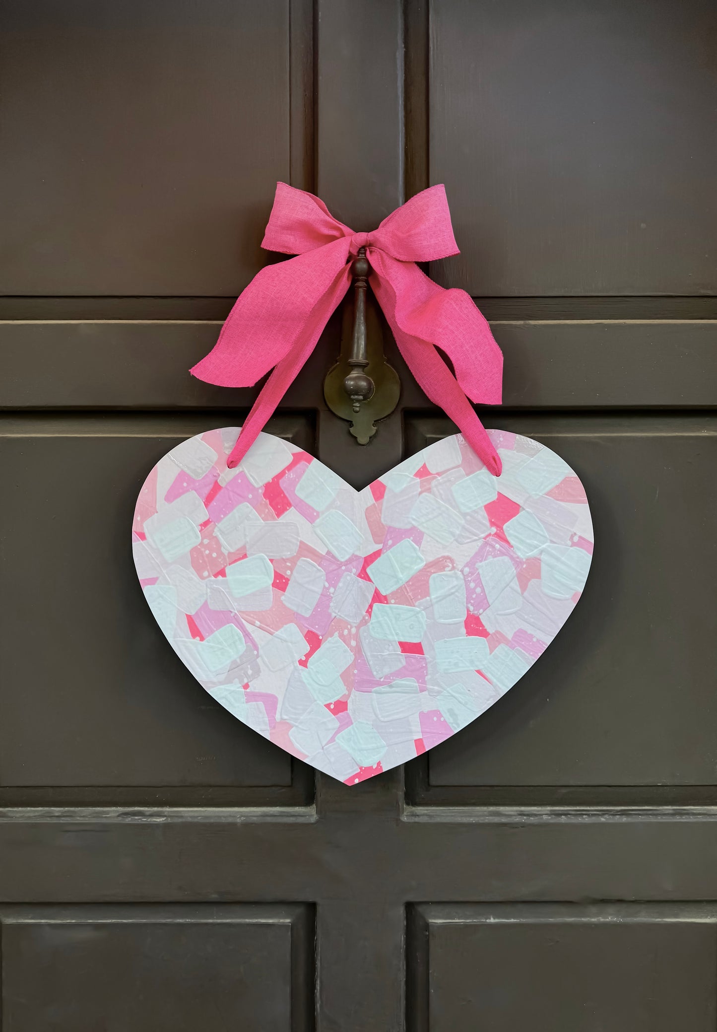 Confetti Heart Door Sign