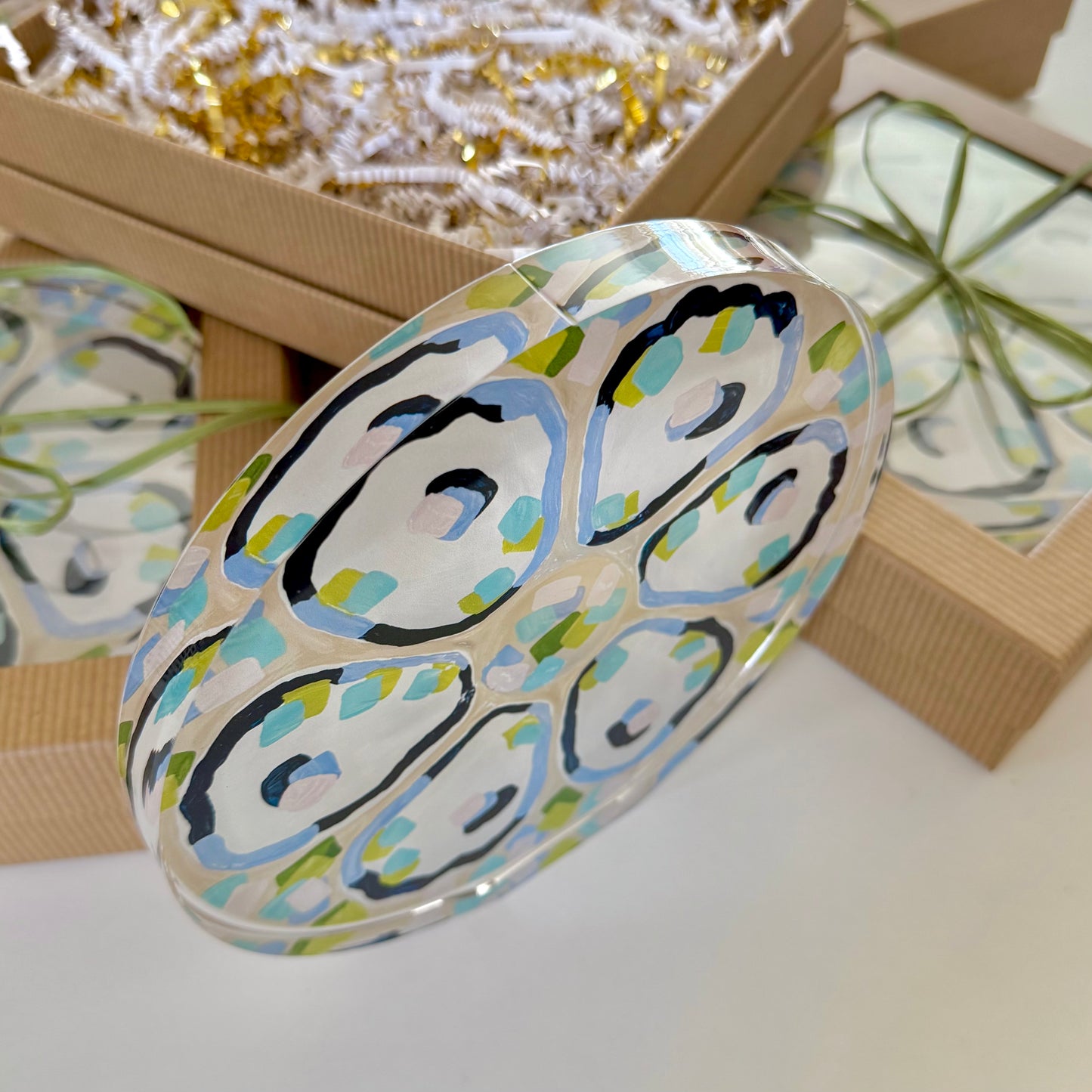 Acrylic Oyster Plate- PREORDER