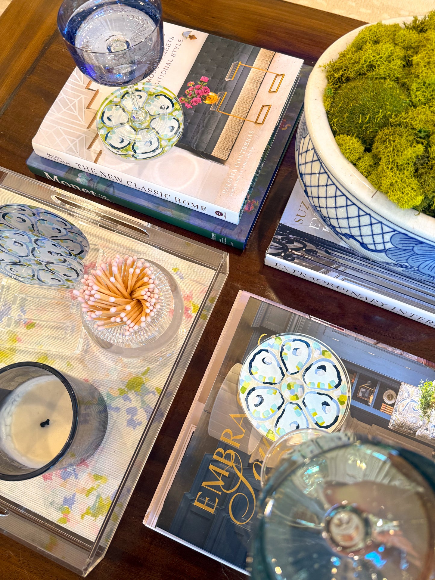 Acrylic Oyster Plate Coasters