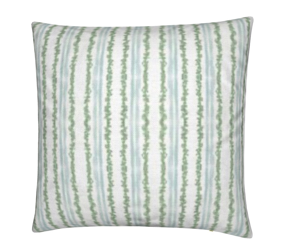 "Lean On Me (Blue & Green)" Pillow