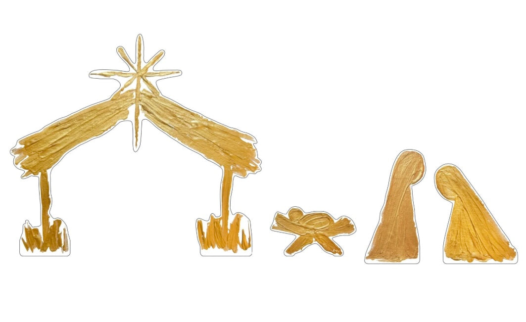 Acrylic Nativity Set