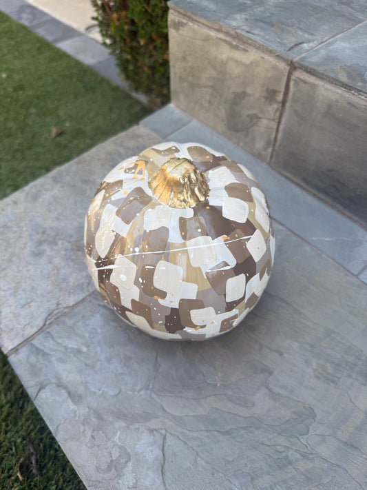 Small Round Neutral Pumpkin