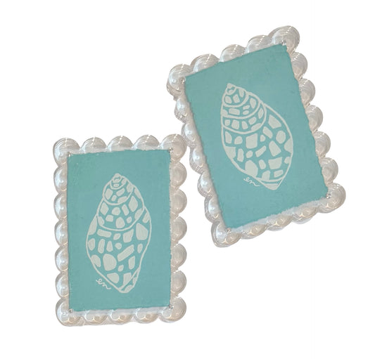 Summer Shells- Aqua