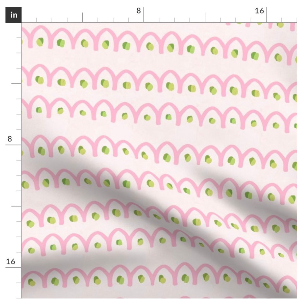 "Happy Spot (Pink)" Fabric