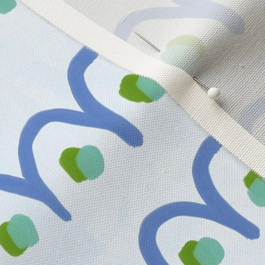 "Happy Spot (Blue)" Fabric
