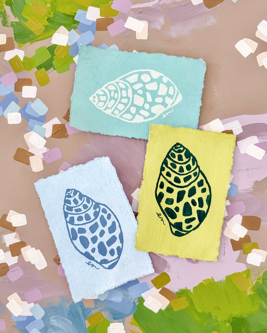 Summer Shells- Aqua