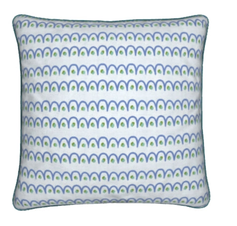 "Happy Spot (Blue)" Pillow