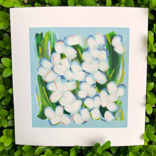 "Blue Hydrangea" PRINT